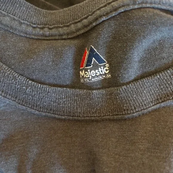 Majestic Kansas City Chiefs Football Game Gray T-shirt Men’s XL - Picture 5 of 5